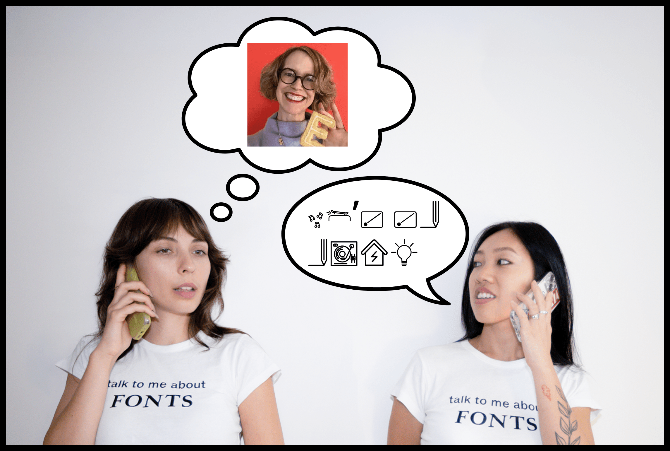 Talk to me about fonts shirt thumbnail 4
