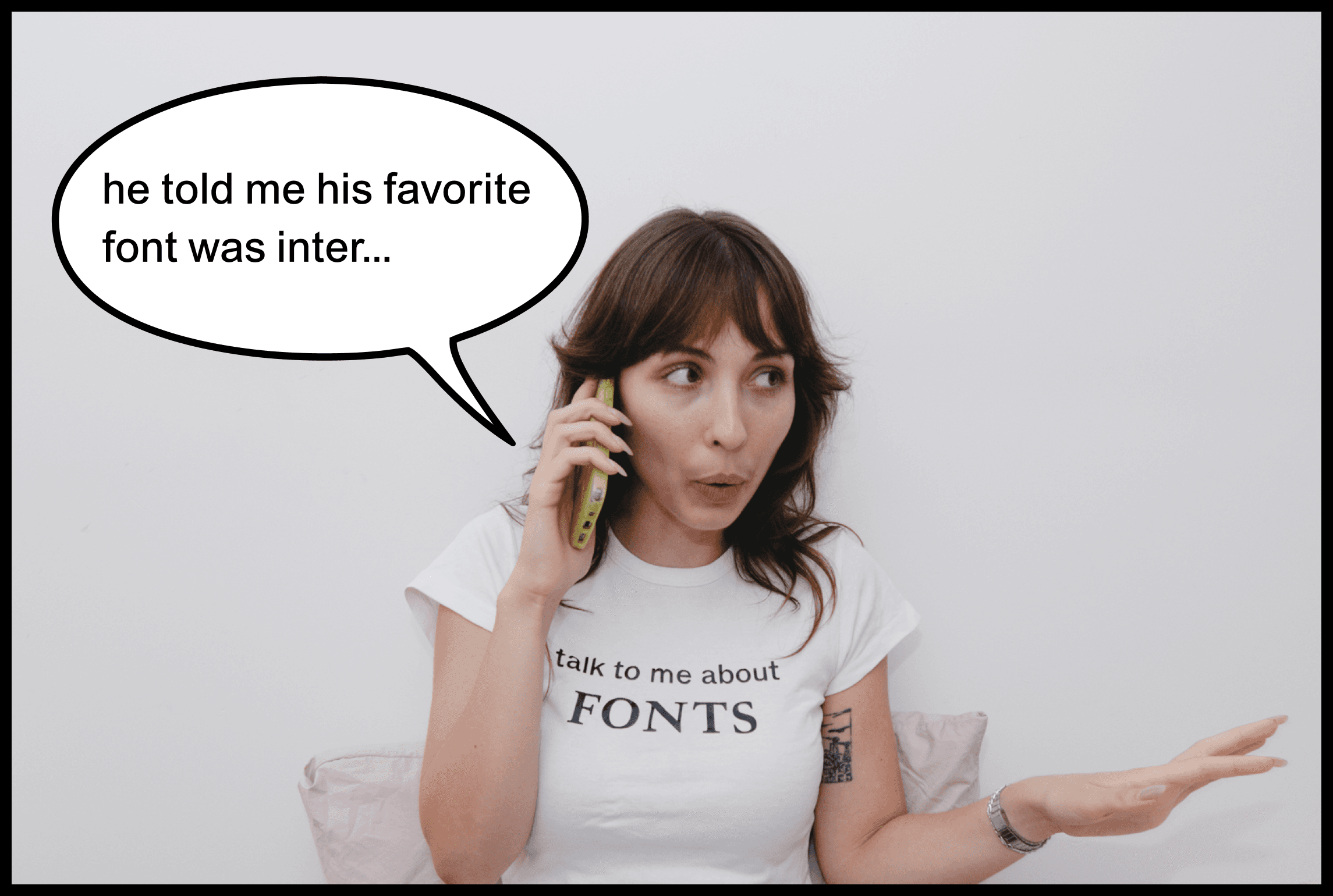Talk to me about fonts shirt thumbnail 5