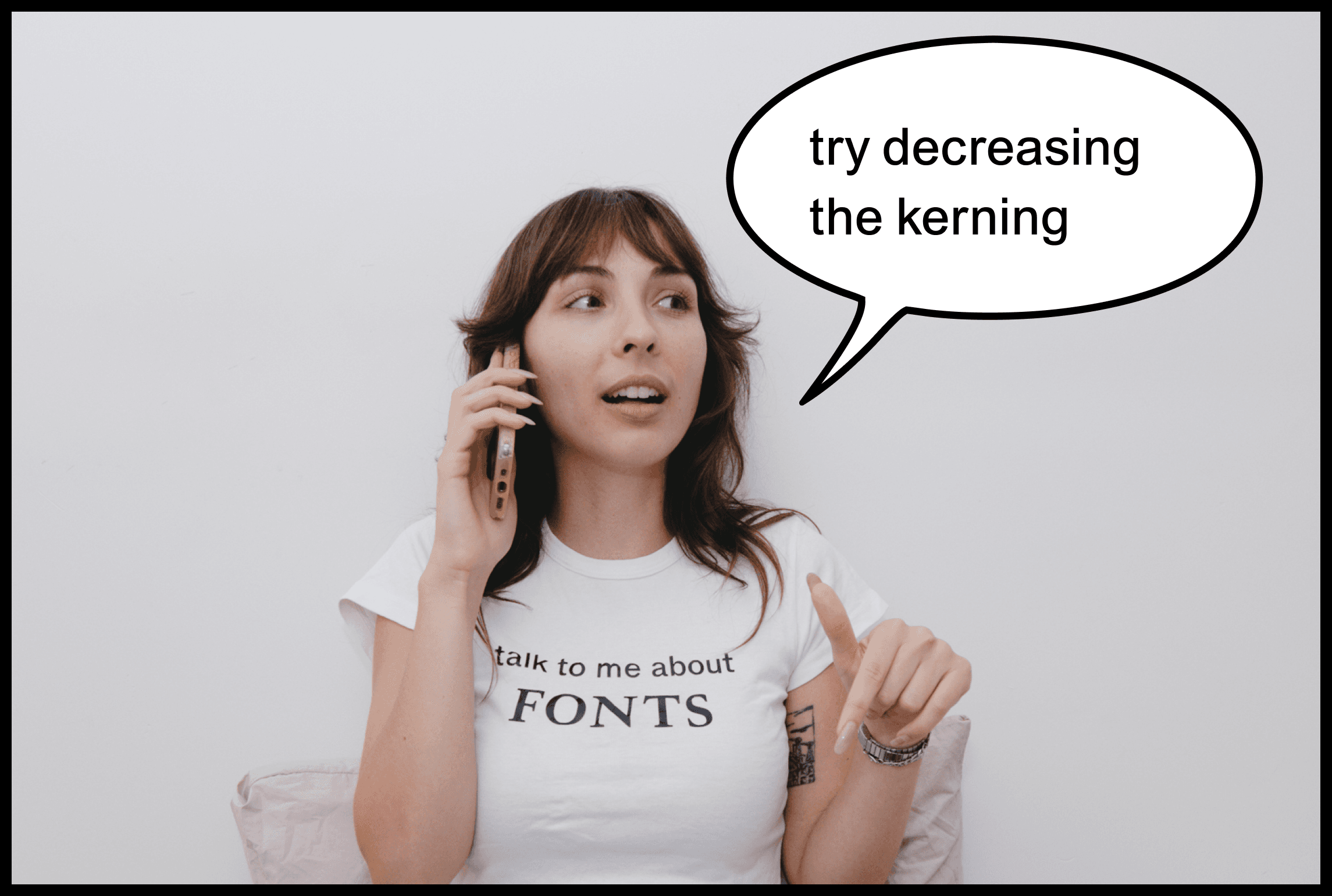 Talk to me about fonts shirt thumbnail 7
