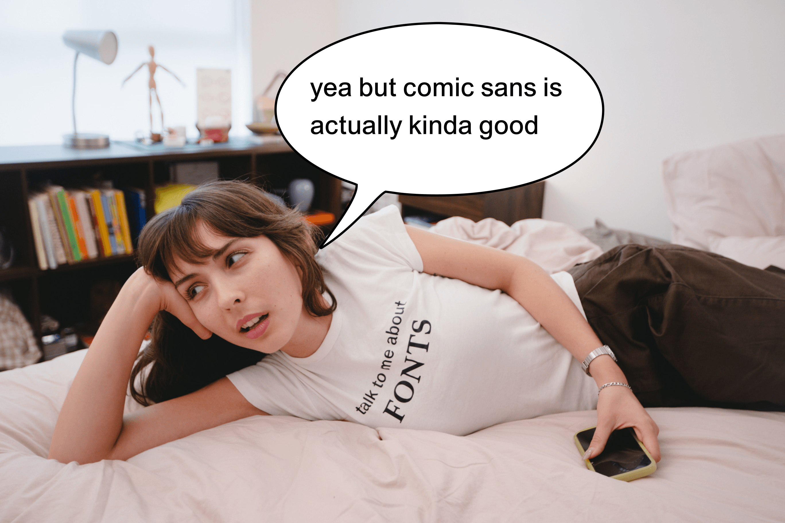 Talk to me about fonts shirt - Arcotype Merch 1