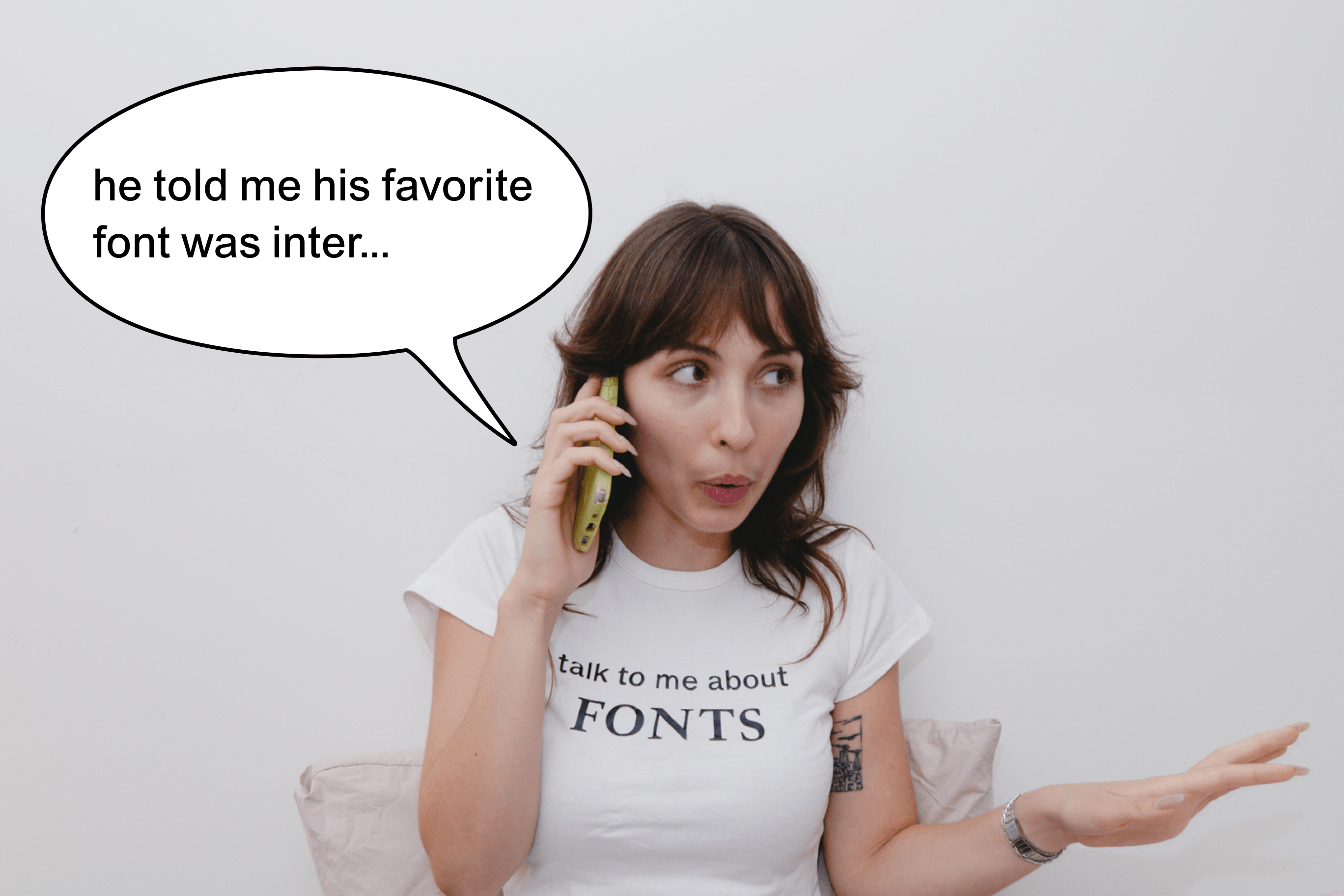 Talk to me about fonts shirt - Arcotype Merch 5